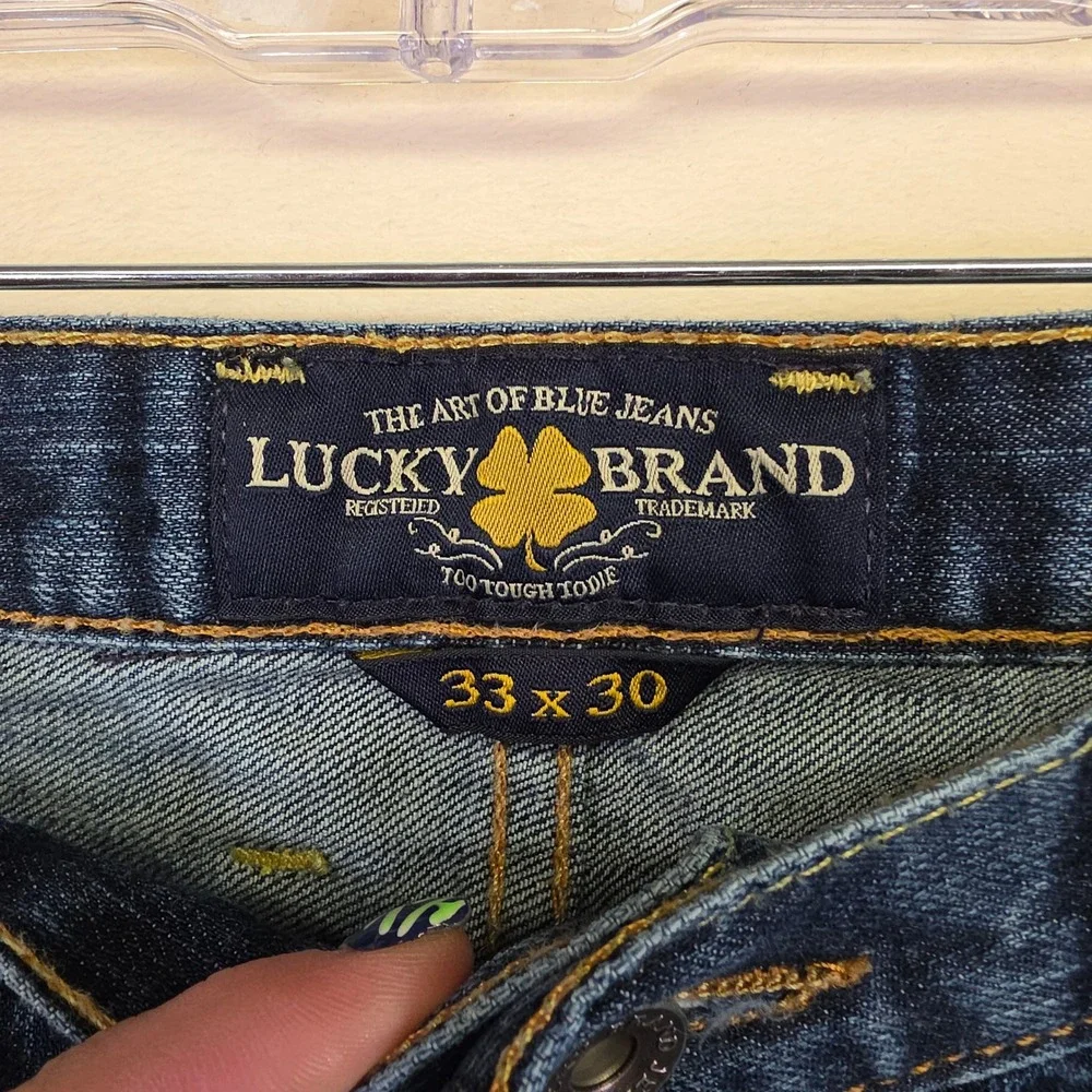 Lucky Brand Jeans Mens 33x30‎ Dark Wash 329 Classic Straight Casual Preppy